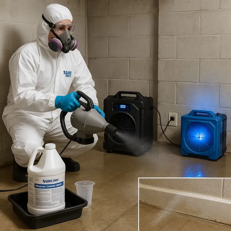 Sanitization and Odor Removal process in Otis Orchards-East Farms, WA